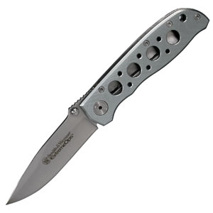 Smith and Wesson Extreme Ops Silver- Holes Knives CK105H