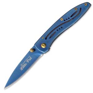 Smith and Wesson Bullseye Little Pal Blue Knives CKLPBL