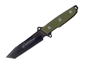 Smith and Wesson Homeland Security 11 3-4 Green Knives CKSUR4G