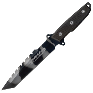 Smith and Wesson Hmland Security Black-camo Bld Knives CKSURC