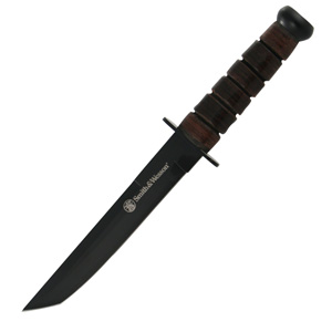 Smith and Wesson Combat Leather Wrapped Knives COM