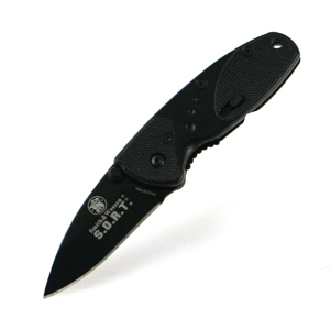 Smith and Wesson Assisted Open Blk 2.5b- 3.75cl Knives SORTBM