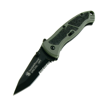 Smith and Wesson Magic Assist Gr- Ser Blk Tan Knives SPECS