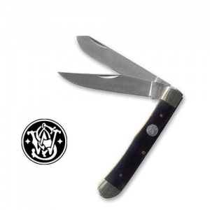 Smith and Wesson Bullseye Buffalo Lg Trapper Knives CH501BH