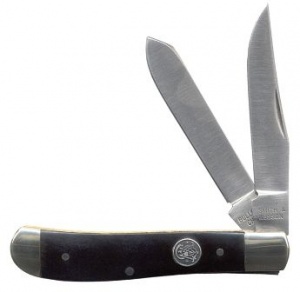 Smith and Wesson Bullseye Buffalo Sm Trapper Knives CH502BH