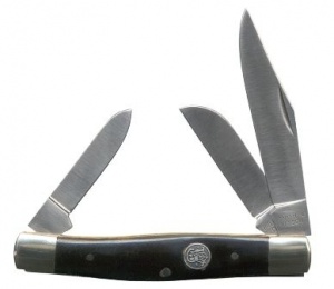 Smith and Wesson Bullseye Buffalo Lg Stockman Knives CH503BH