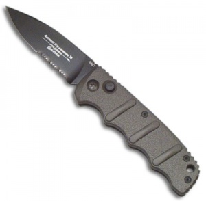 Smith and Wesson Boker Mag Gray - Black Blade Knives KALS74B-A