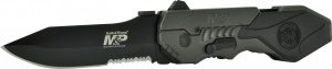 The Smith & Wesson Magic MP4LS 35 Drop Point Blade