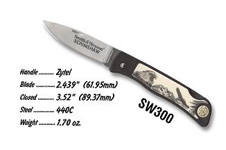 Smith and Wesson Scrimshaw - Eagle Knives 300