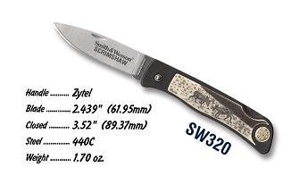Smith and Wesson Scrimshaw - Deer Knives 320