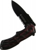 Smith and Wesson BLACK OPS 3 W/RED HNDL-SERR - BLOP3RS