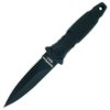 Smith and Wesson BLACK BOOT KNIFE W/FALSE EDGE - HRT3BF