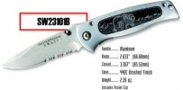 Smith and Wesson SWAT SCRIMSHAW BEAR BLACK - 23101B