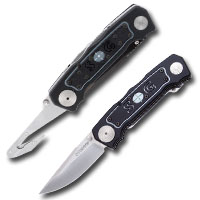 The SOG Bi-Polar BP-1 3 blade and v cutter blade