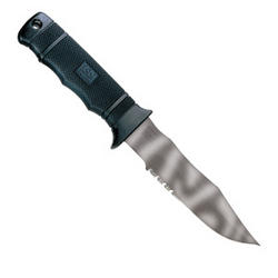 SOG M37T Seal Pup Tiger Stripe Knife
