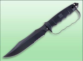 SOG Tigershark Elite Knife with Black Tini Blade TE-02