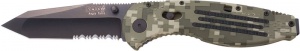SOG AEGIS DIGI CAMO TANTO SERRATED AE-07 KNIFE