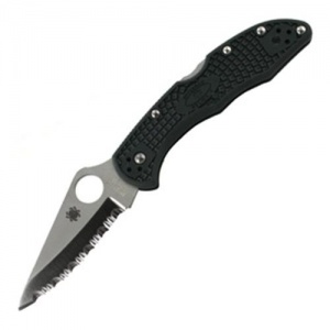 Spyderco Delica Gr Frn - Zdp 189 Serr knives C11SGRE