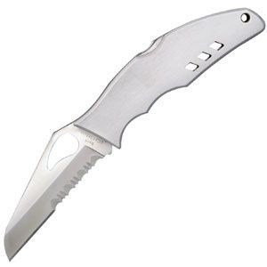 Spyderco Pelican Combo Blade knives BY06PS