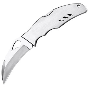 Spyderco Crossbill--SS Plain Edge SPBY07P 