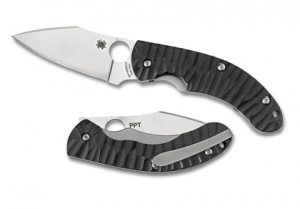Spyderco Perrin Ppt G-10 Plain Edge knives C135GP