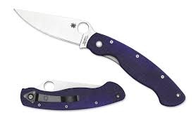 Spyderco Military G-10 Dark Blue C36GPDBL