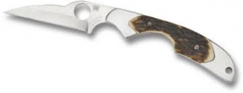 Spyderco Kiwi Slipit Stag Plain Edge knives C75STP3