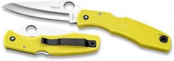 Spyderco Pacific Salt-yellow-h1-pln knives C91PYL
