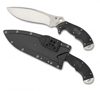 Spyderco Schempp Rock Vg-10 Flat Gr Pl knives FB20FPBK