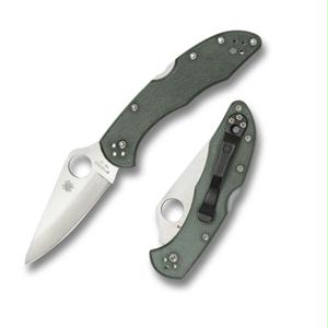 Spyderco Delica Pl Edge Foliage Green knives C11GPFG