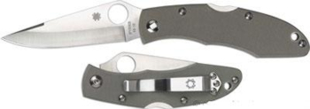 Spyderco Rookie G-10 Foliage Gr Plain knives C51GPFG