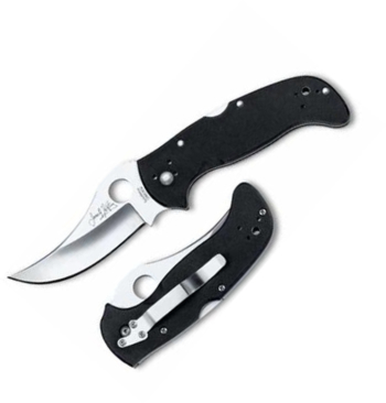 Spyderco Keating Chinook,g-10,combo knives C63GPS