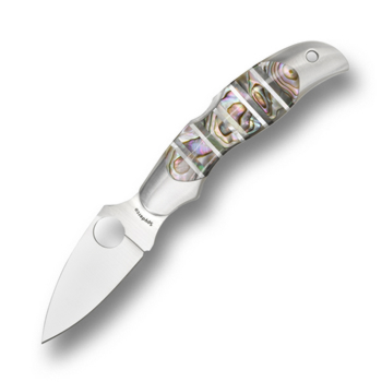 Spyderco C92AWP Abalone Pearl Limited Gents Knife
