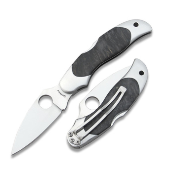Spyderco Kopa Black Quince Plain Edge knives C92BQP
