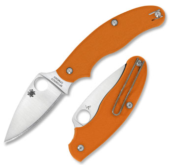 Spyderco C94GPOR UK PEN PLAIN EDGE ORANGE G-10