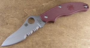 Spydeco Maroon Pen Knife C94PSMR3 