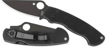 Spyderco PARAMILITARY BLACK BLADE PLAIN SPC81GSBK C81GPBK