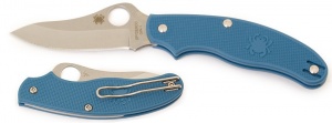 Spyderco Uk Pen Frn Drop Pt Bl Plain knives C94PBL3