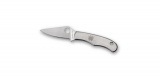 Spyderco Bug--Stainless Steel Handle/Plain Edge SPC133P