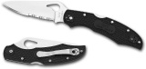 Spyderco Cara Cara 2--Lightweight Black FRN Handle/Serrated Edge SPBY03PSBK2