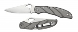 Spyderco CARA CARA2/TITANIUM/PLAIN - BY03TIP2