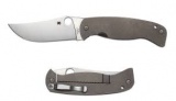 Spyderco C185TIP K-2 FOLDER TI PLAINEDGE