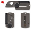 Spyderco DOGTAG FOLDER ALUM/TI BLK PLN - C188ALTIBBKP