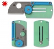 Spyderco DOGTAG FOLDERALUM/ TI PLAIN - C188ALTIP