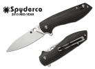 Spyderco Positron Carbon Fiber Plain C195CFP