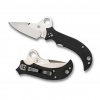 Spyderco Khalsa--Black G-10 Handle/Plain Edge Closeout SPC40GP