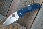 Spyderco NATIVE 5-DARK BLUE HNDL/PLAIN - C41PDBL5