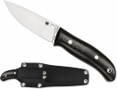 Spyderco PROFICIENT-CF PLAIN/ LTH SHEAT - FB36CFP