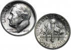 1000 90% Silver Roosevelt Dimes in Avg Circulated Condition ($100 Face Value)