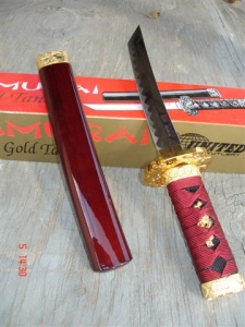 United Cutlery Samurai Gold Tanto knives 807-BDY